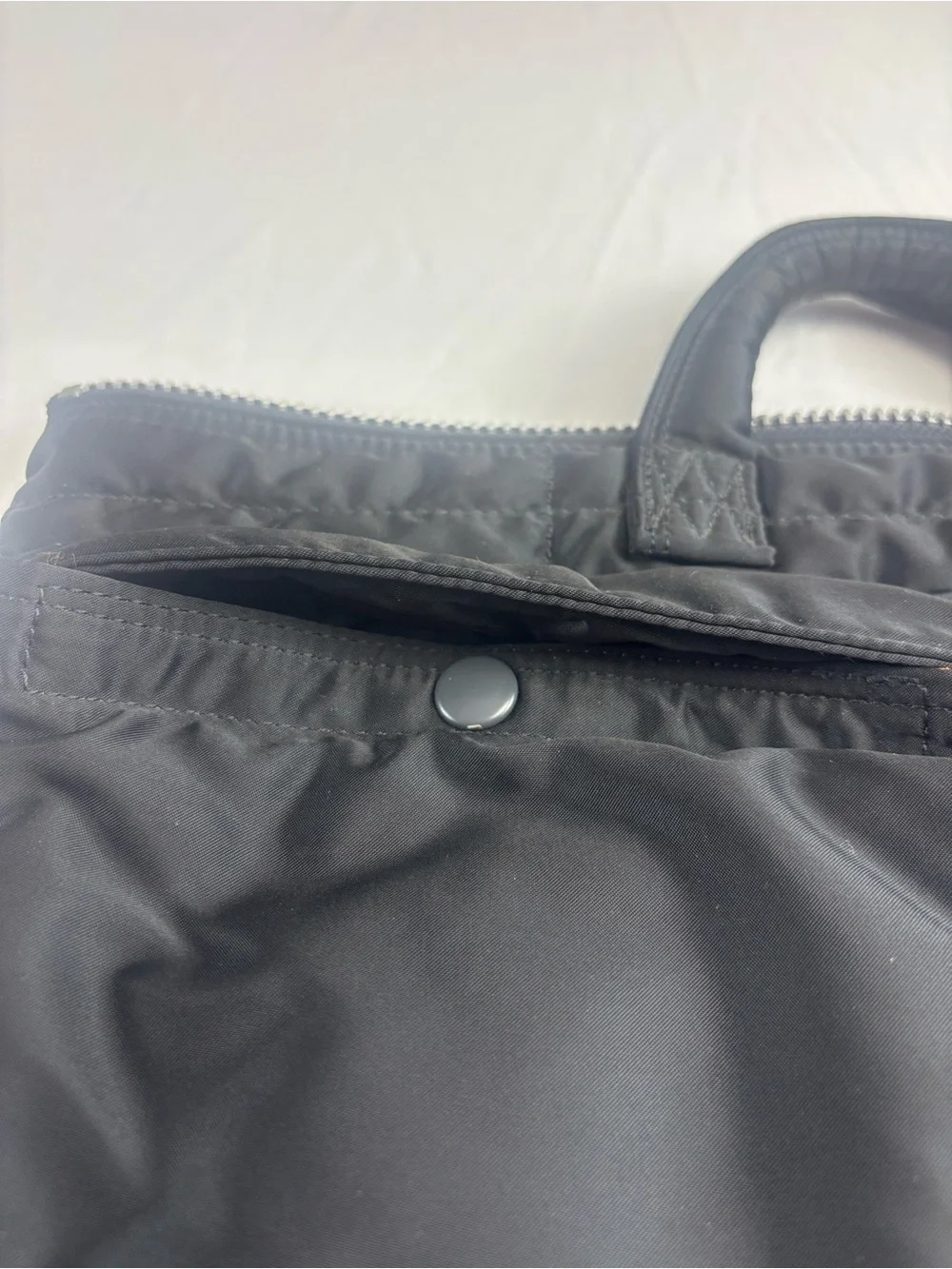 Yoshida & Co. Porter Black Tanker Short Tote Bag